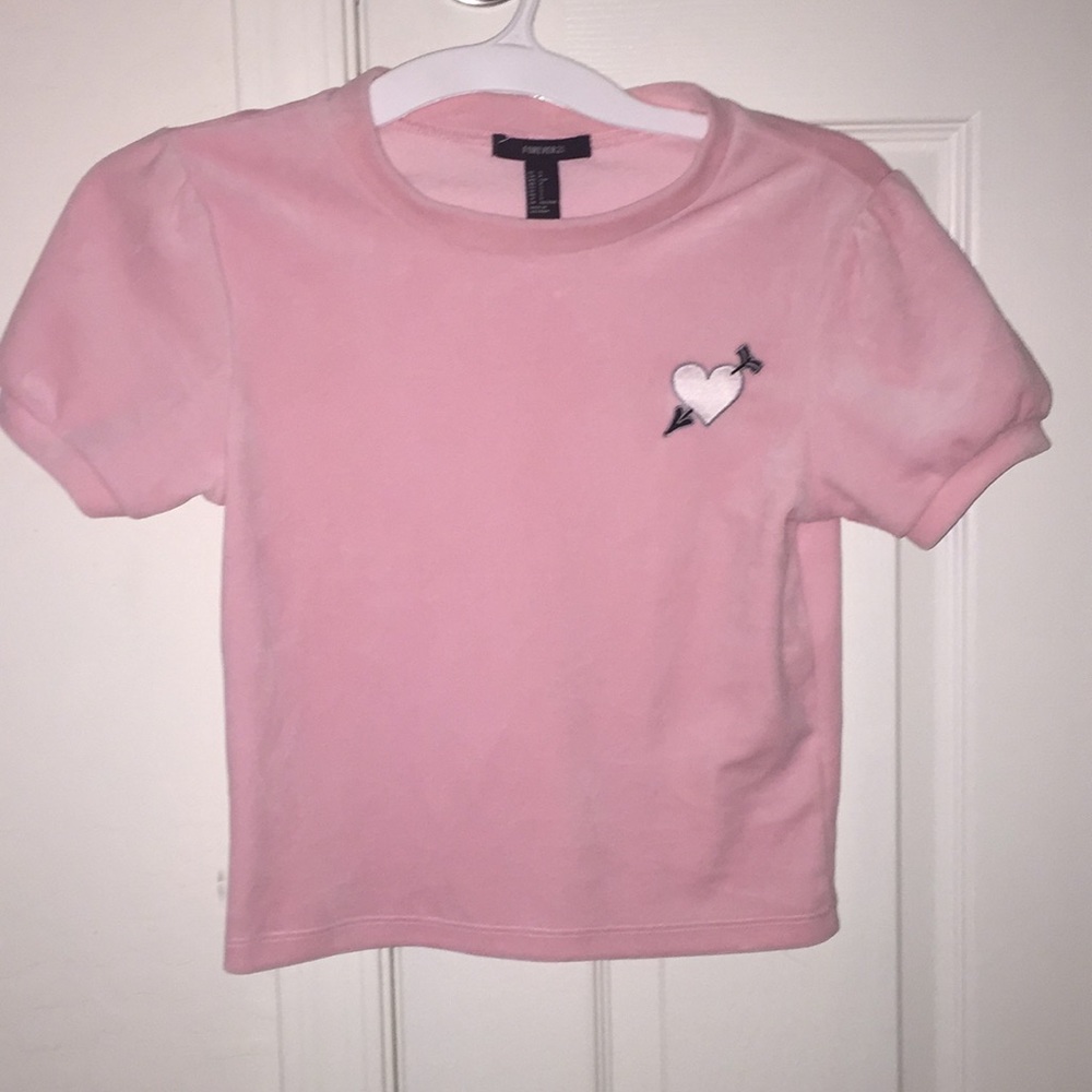 Pink Velvet Top - Picture 2 of 3